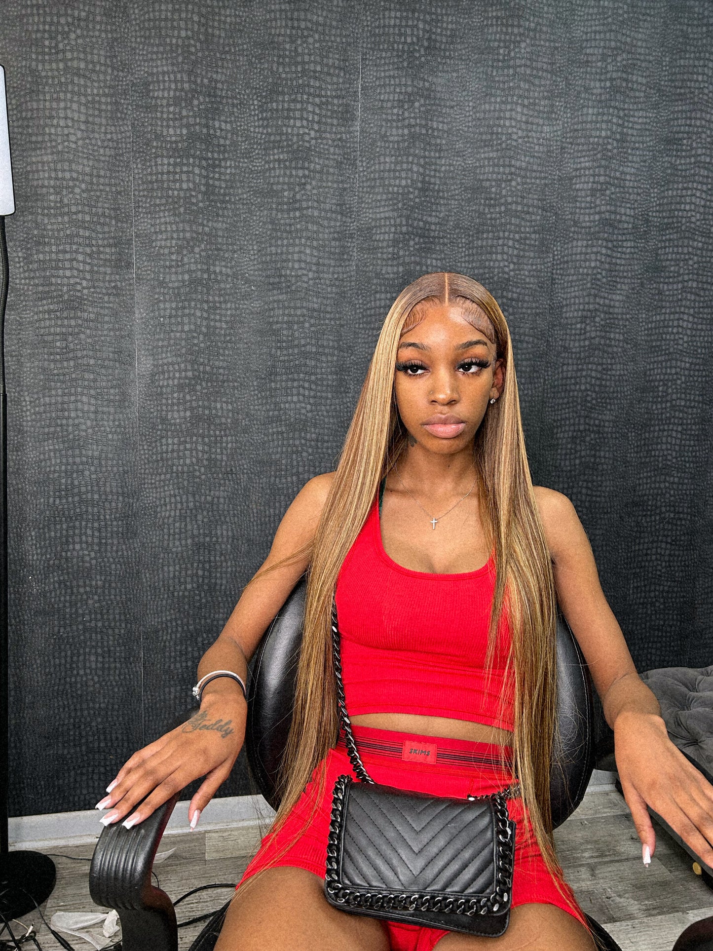 Light Highlight Straight Wigs ♡